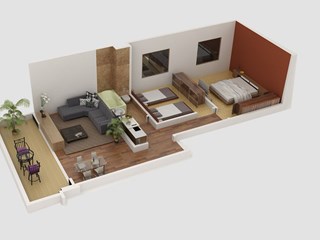 2 Bedrooms Apartment